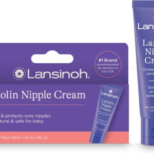 Lansinoh Lanolin Nipple Cream Safe for Breastfeeding Baby